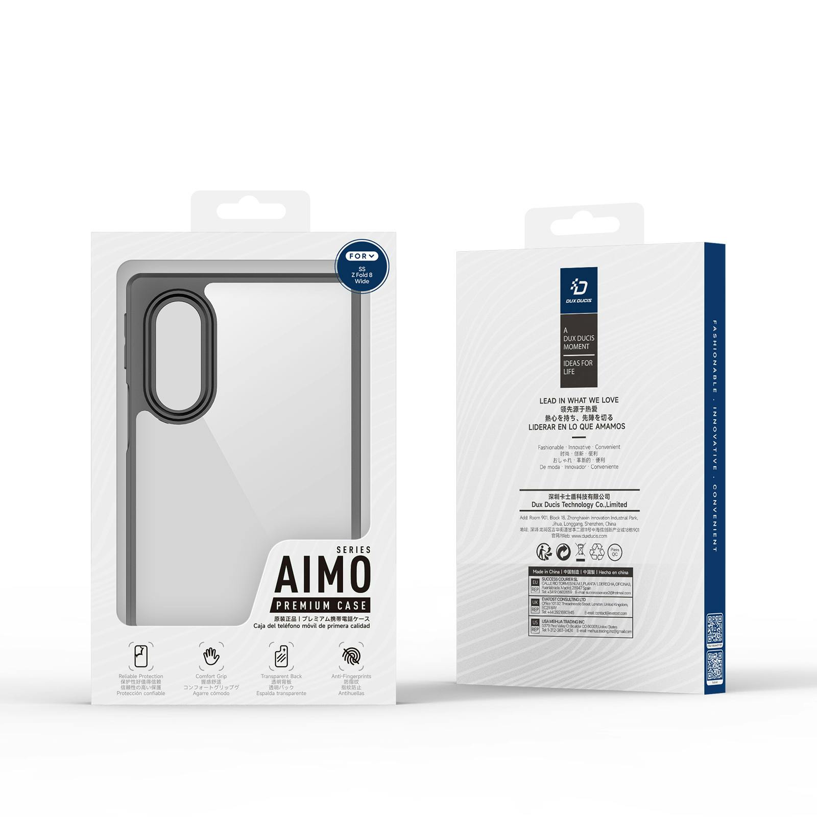 DUX DUCIS Samsung Galaxy Z Fold8 Wide Aimo Series Case Zwart