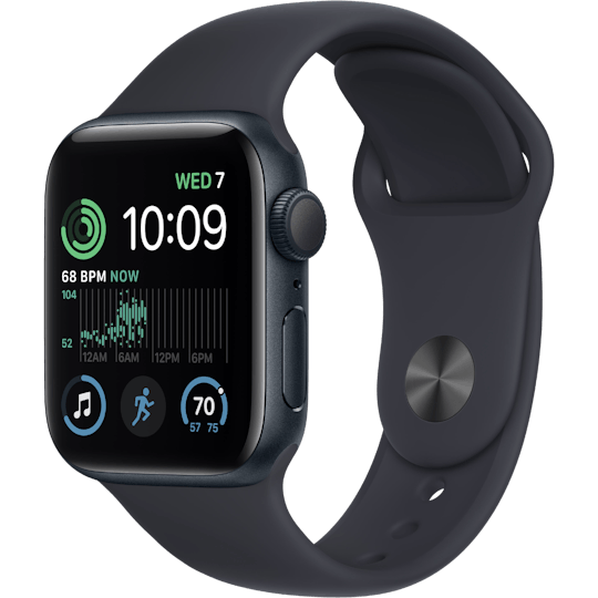 Apple Watch SE 2022 Midnight - Voorkant