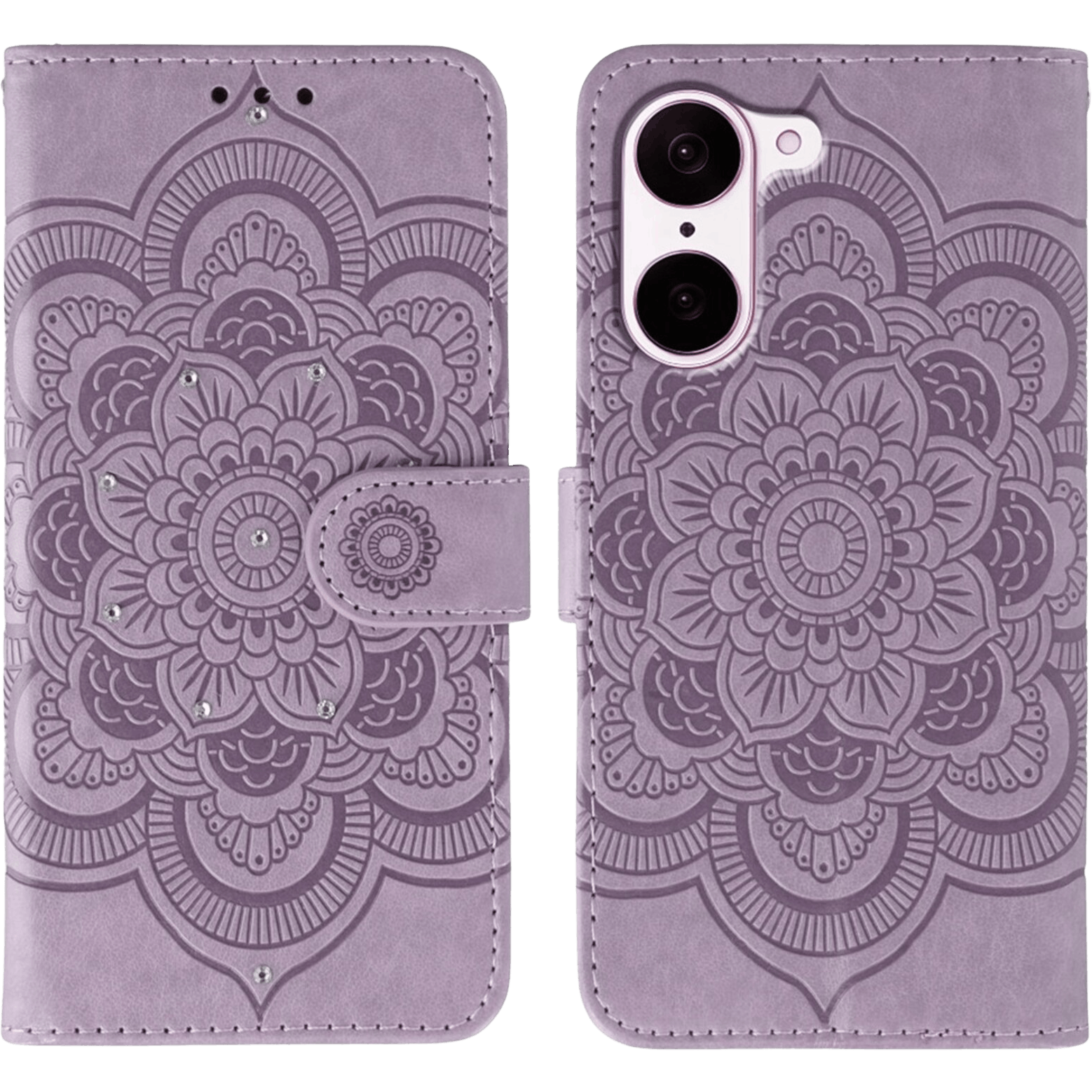 Comfycase OnePlus Nord CE5 Mandala Wallet Paars