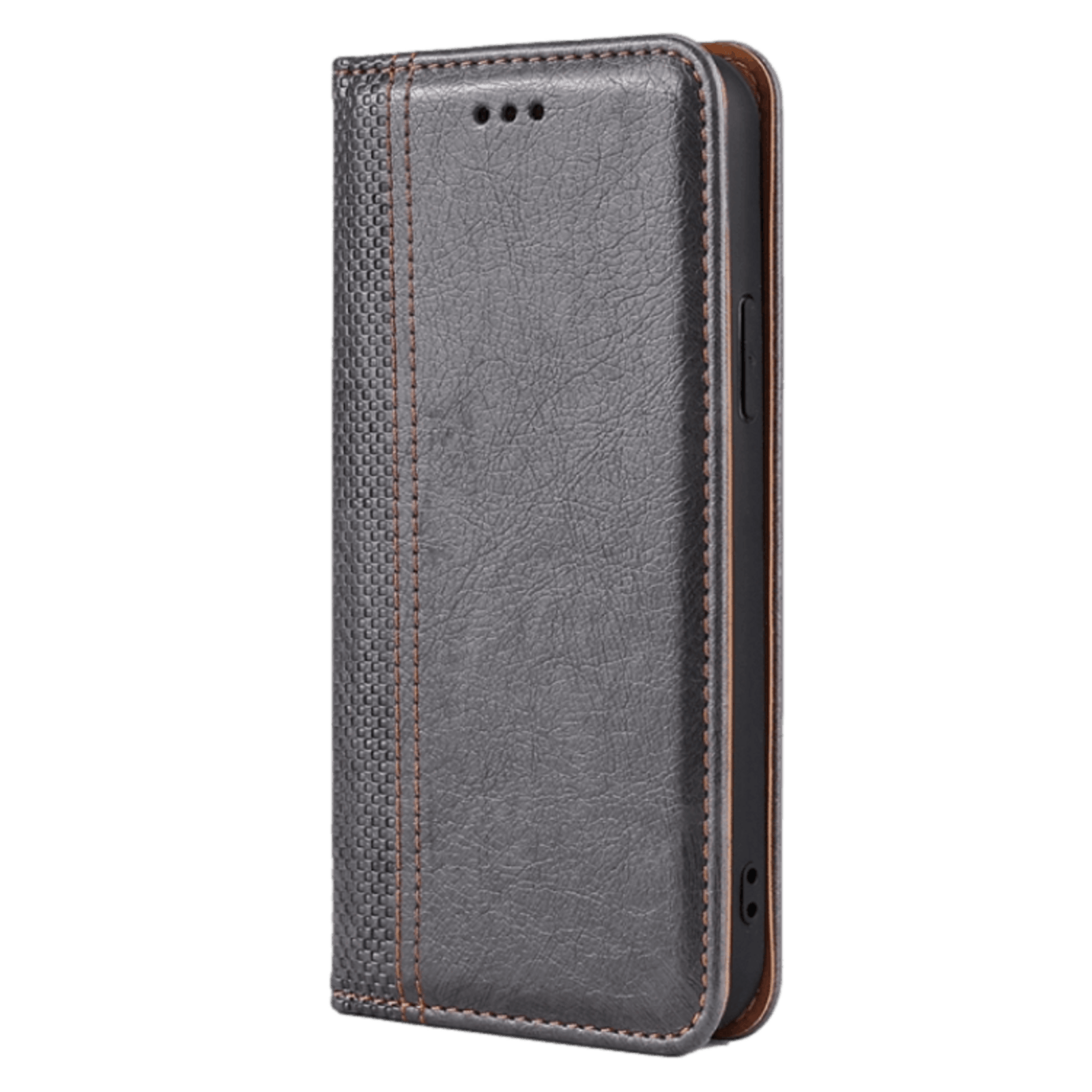 CaseBody OnePlus Nord 2T Retro Hoesje met Pasruimte Grijs
