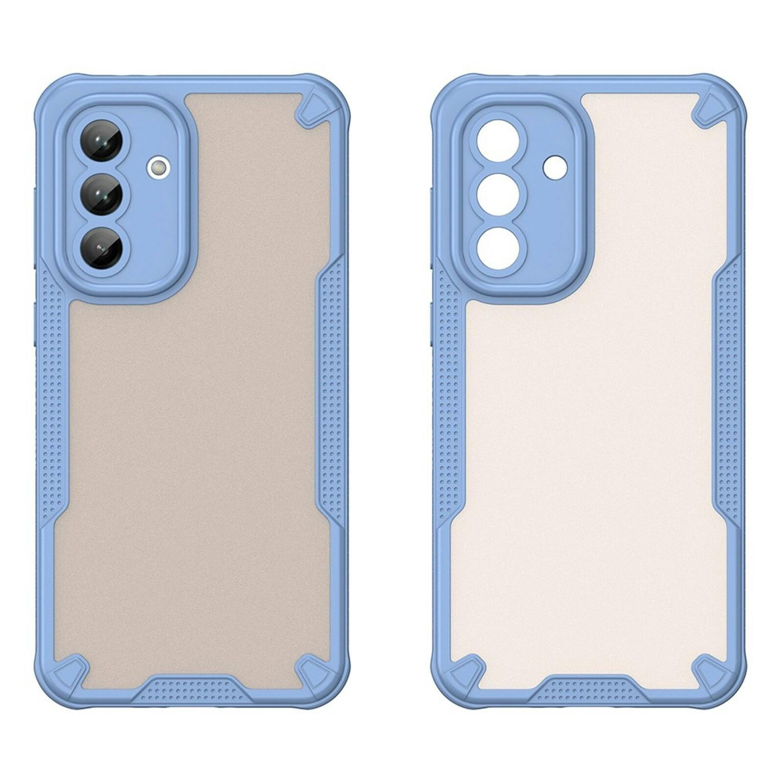 Mocaa Samsung Galaxy A56 Lichtgewicht Rugged Beschermhoesje Blauw