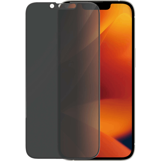 PanzerGlass iPhone 14 Ultra-Wide Fit Screenprotector Privacy - Voorkant