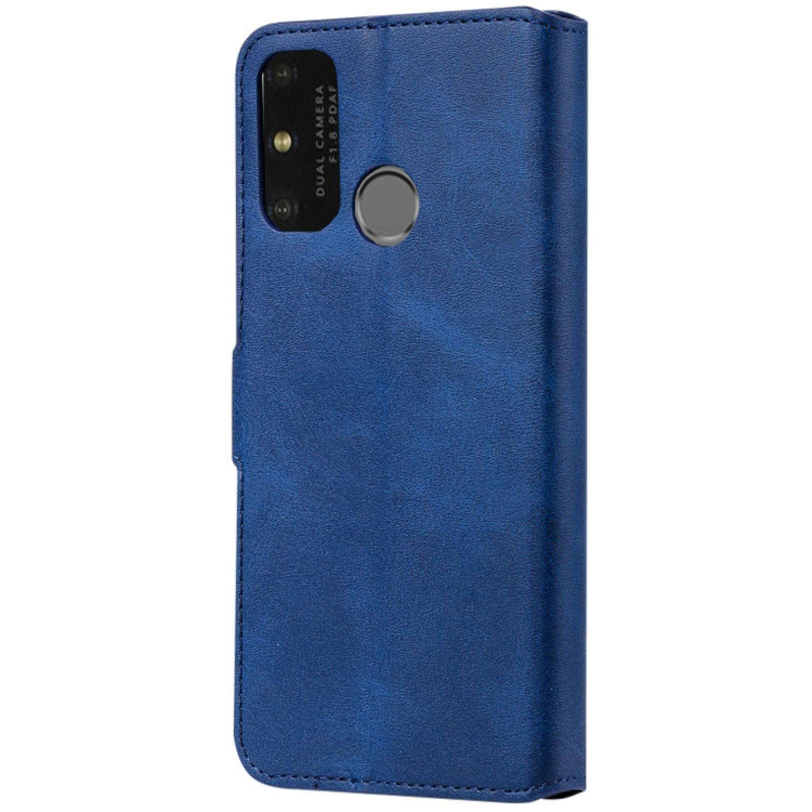 Mocaa Huawei P Smart 2020 Slim-Fit Boek Hoesje Blauw