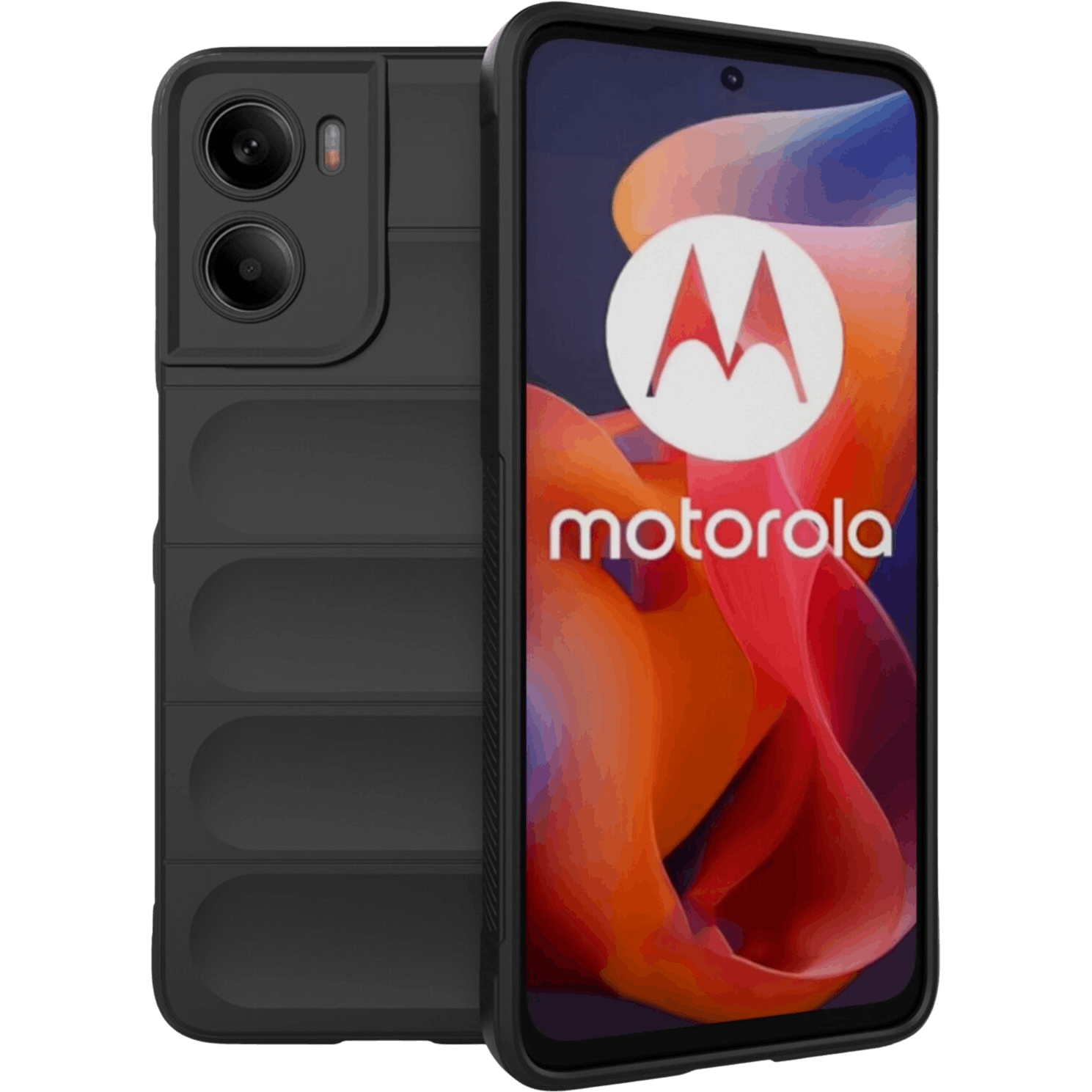 Comfycase Motorola Moto E15/G05s Cushion Case Zwart