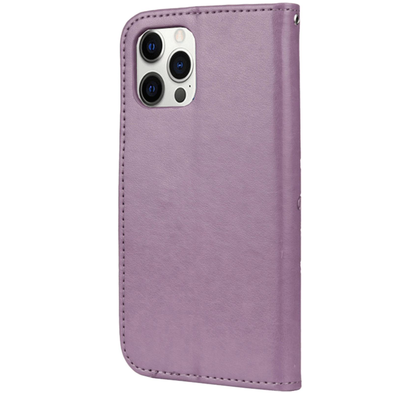 Mocaa iPhone 12 Pro Max Booklet Hoesje Paars