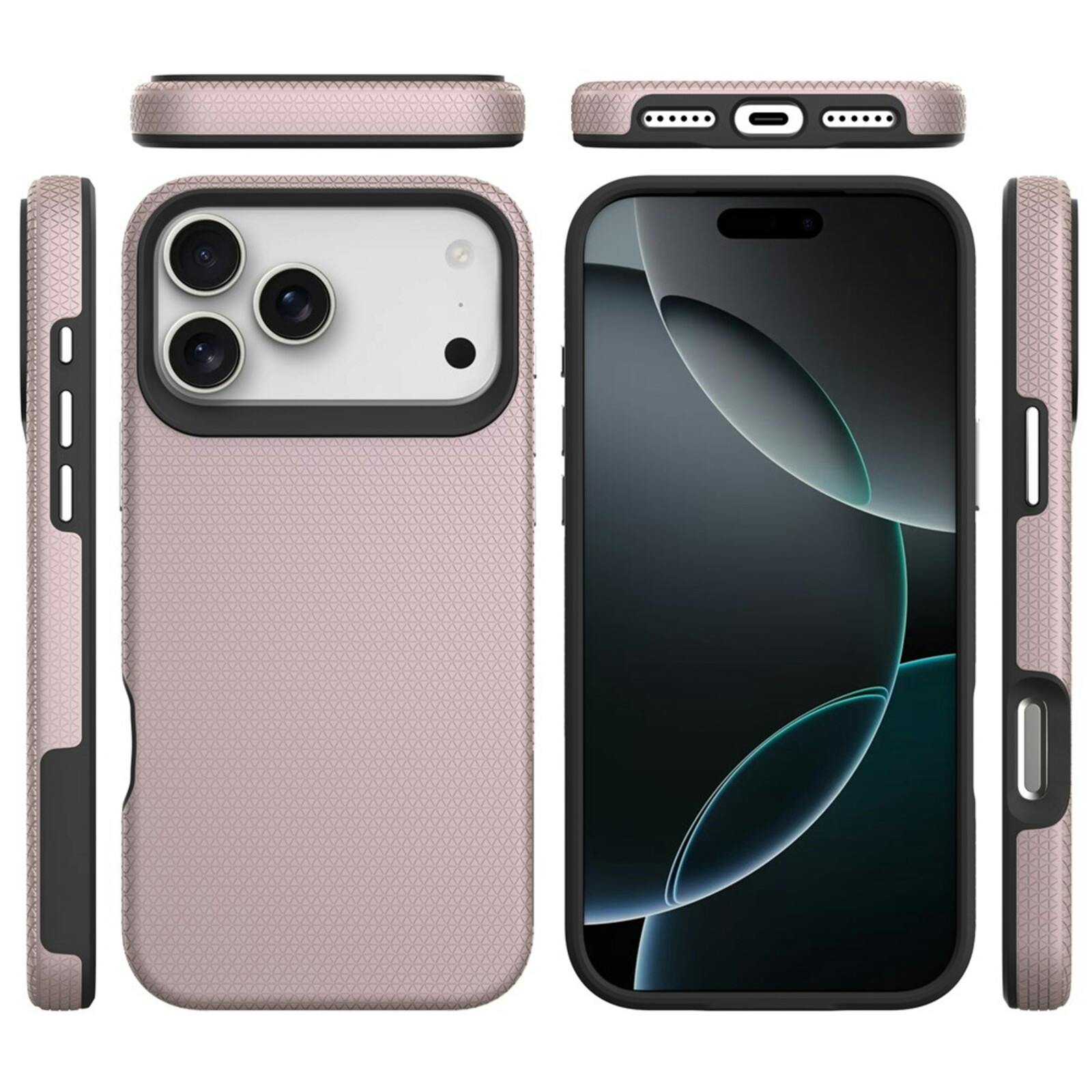 Mocaa Apple iPhone 17 Pro Rugged MagSafe Hoesje Roze