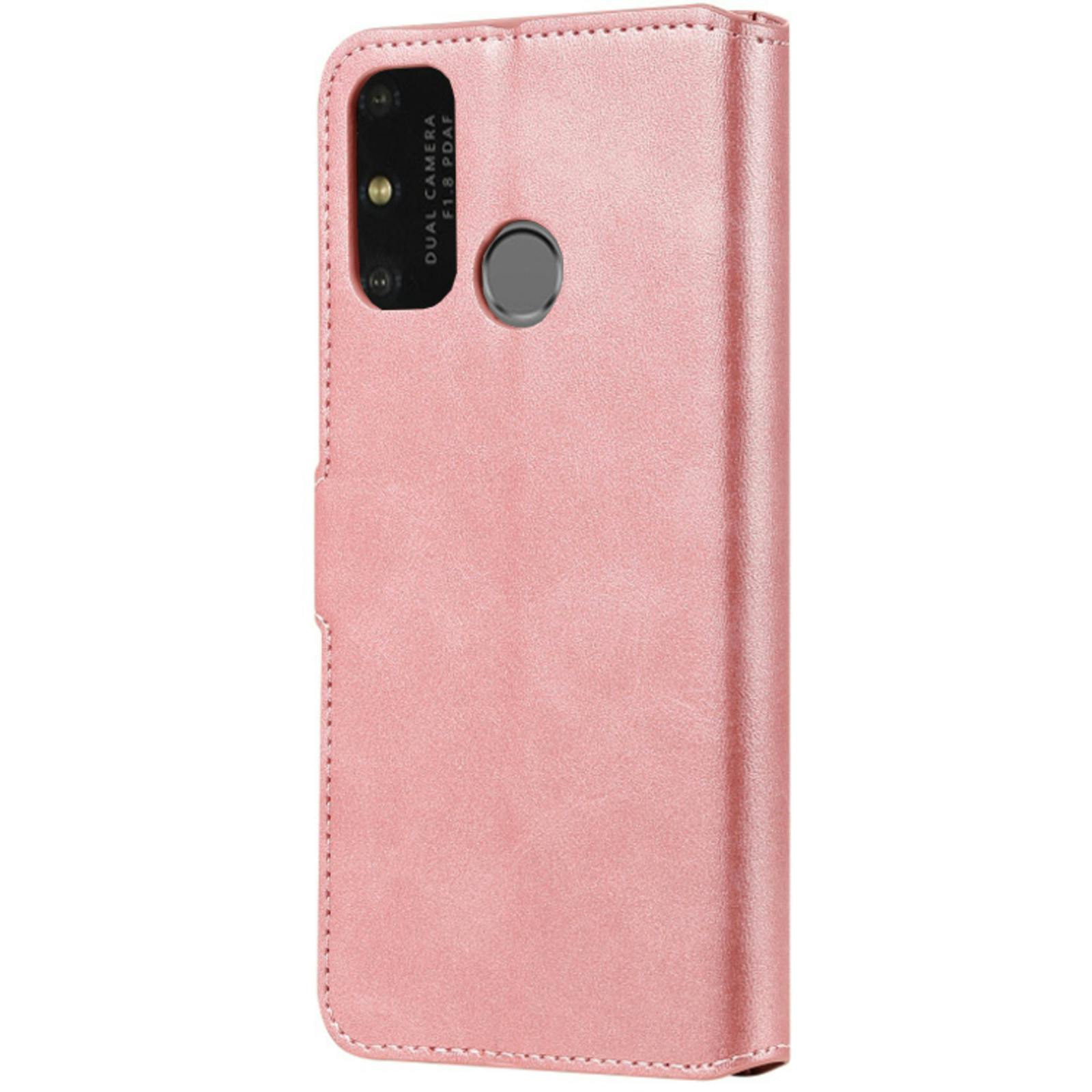Mocaa Huawei P Smart 2020 Slim-Fit Boek Hoesje Roségoud