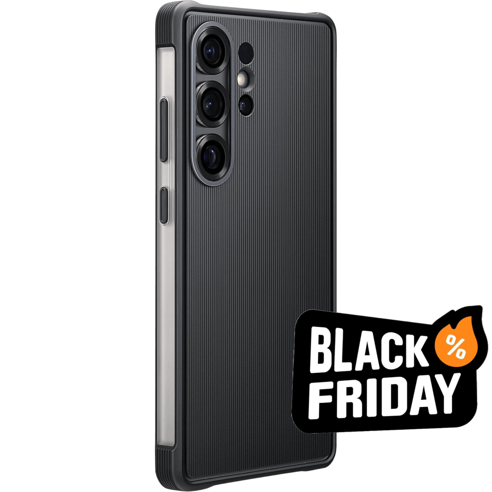 Samsung Galaxy S25 Ultra Rugged Hoesje Zwart