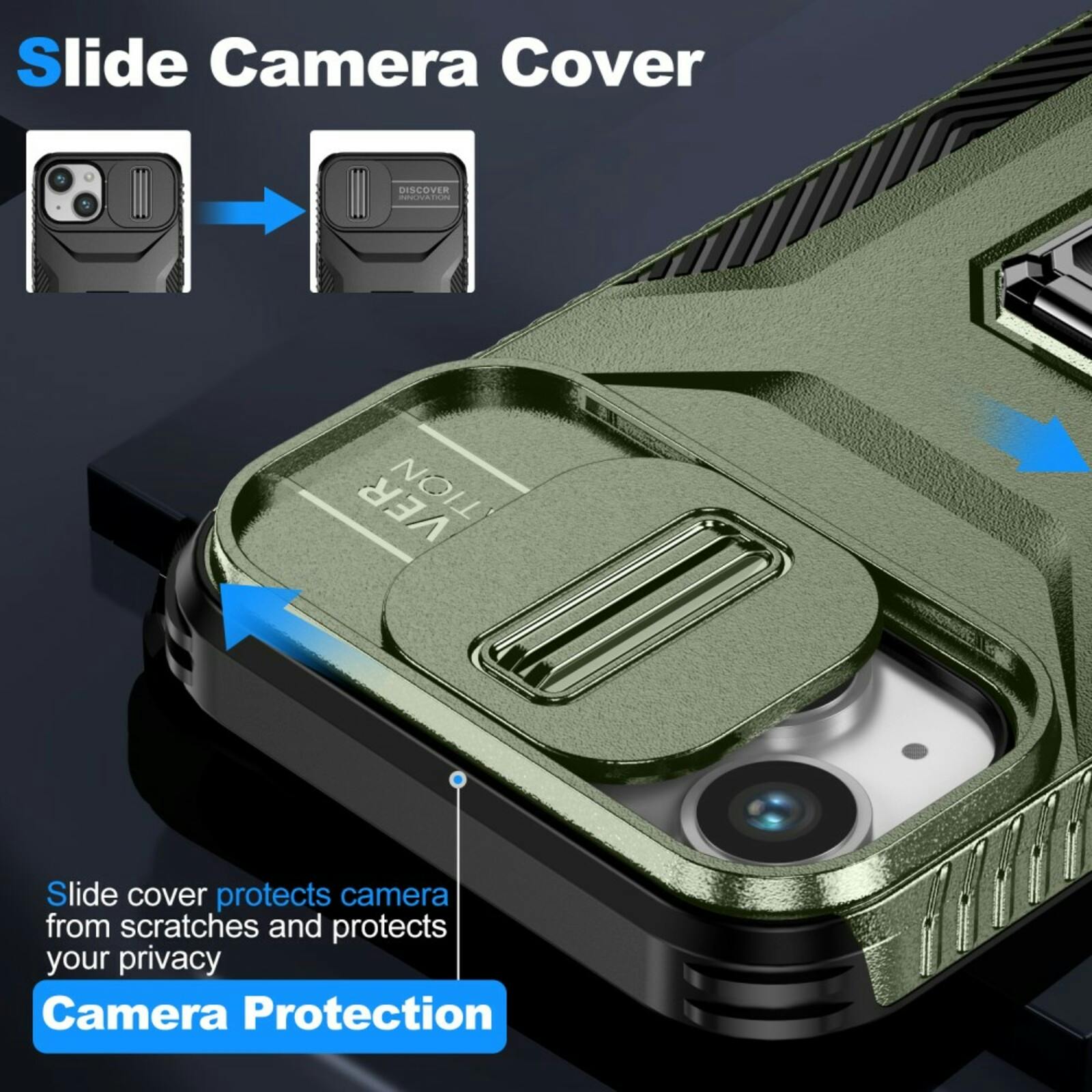 Mocaa iPhone 13 / 14 Shield Case Groen