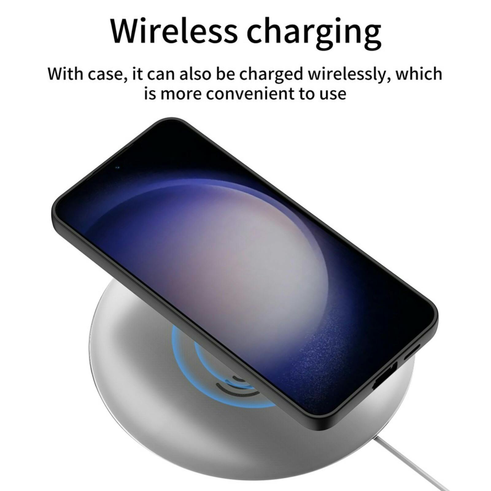 GKK Samsung Galaxy S24 Drop Proof Hoesje met Pasruimte Rood