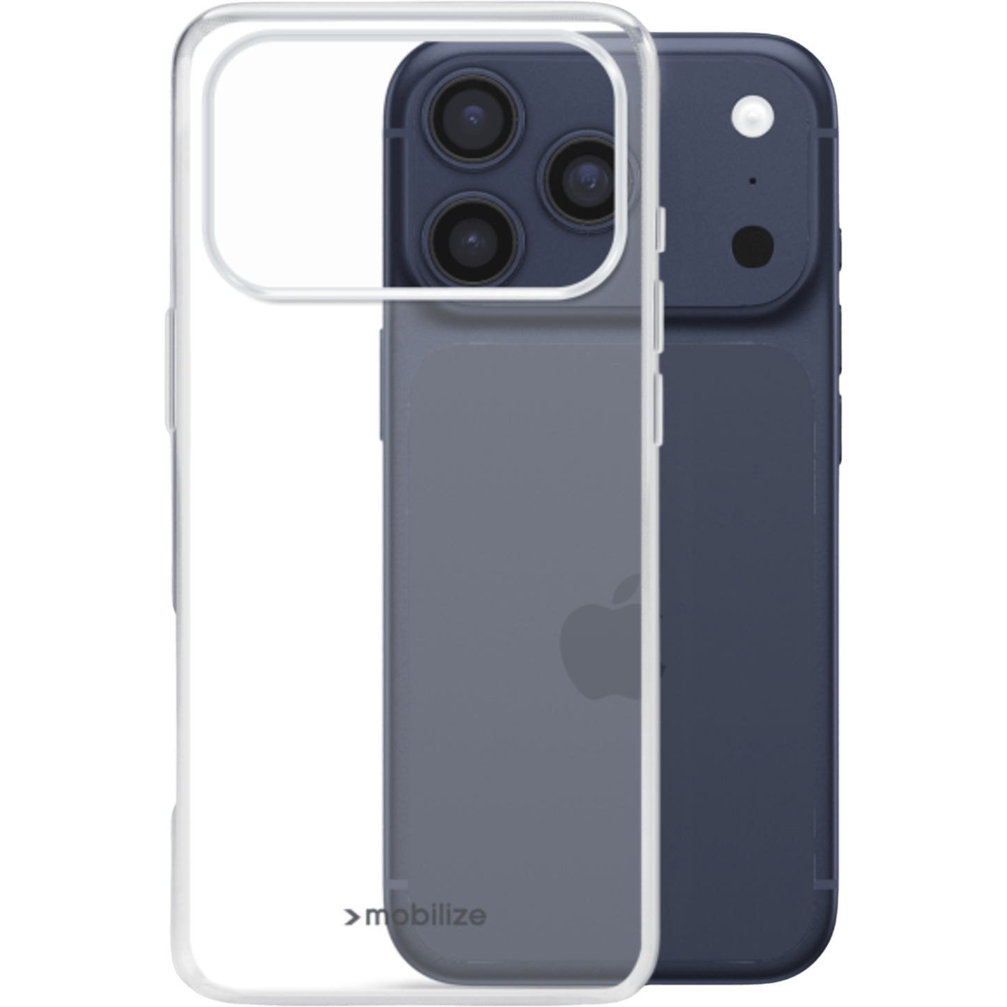 Mobilize iPhone 17 Pro TPU Hoesje Transparant - Voorkant