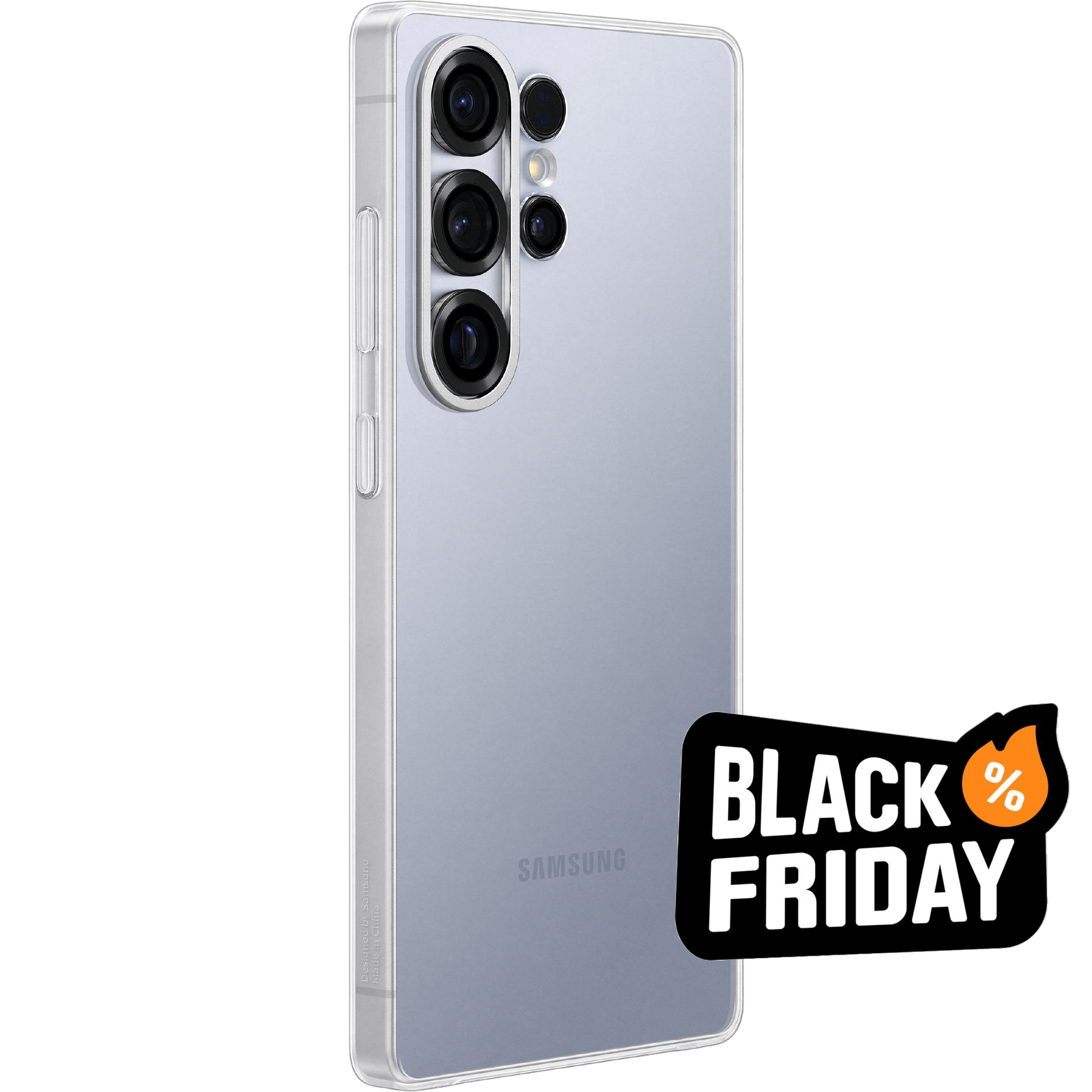 Samsung Galaxy S25 Ultra Siliconen Hoesje Transparant