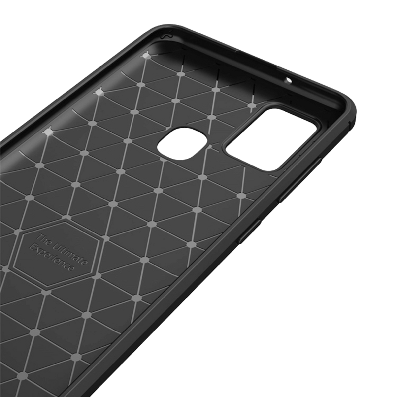 Mocaa Samsung Galaxy A21s Hoesje Schokbestendig Slank Zwart