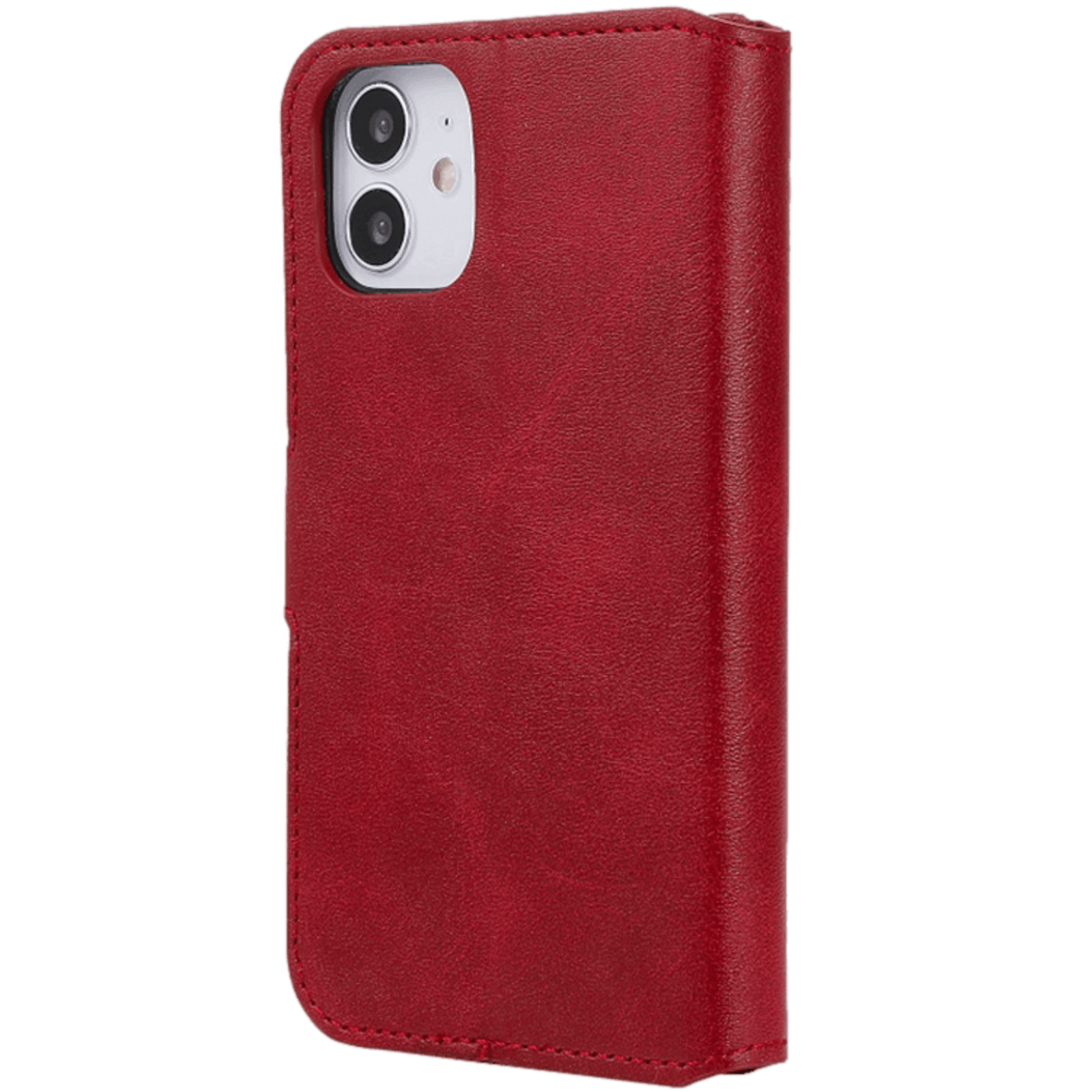 Mocaa iPhone 12 Mini Slim-Fit Bookcase Hoesje Rood
