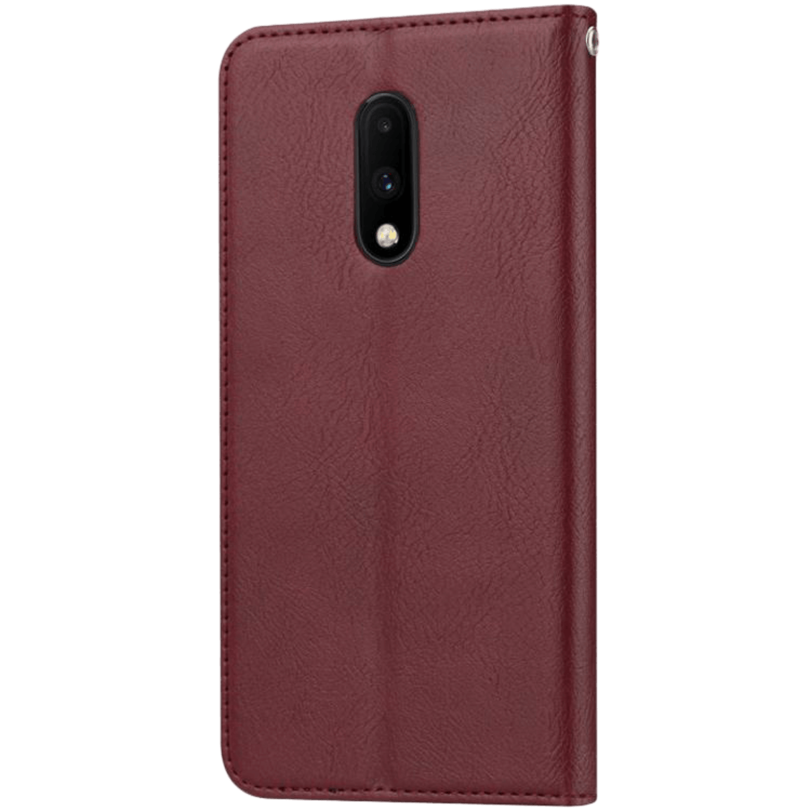 Comfycase OnePlus 7 Bookcase Hoesje Magneetsluiting Rood