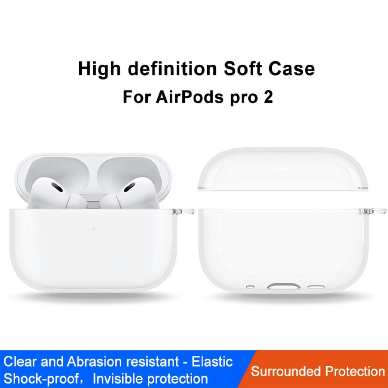 Imak AirPods Pro 2 UX-5 Series Beschermhoesje Transparant