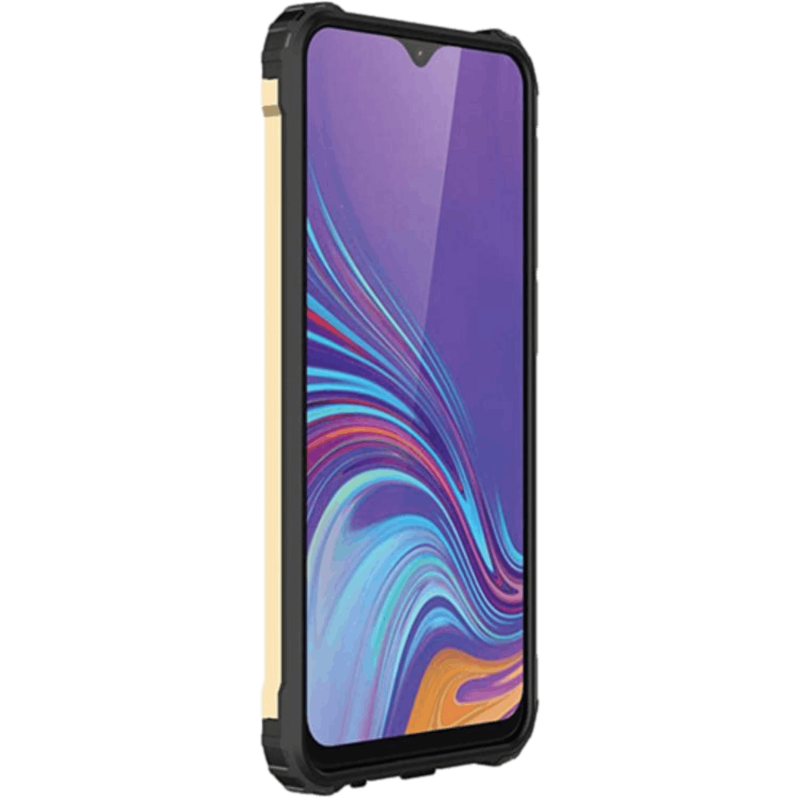 CaseBody Samsung Galaxy A10 Shockproof Hoesje Steel Armor Goud