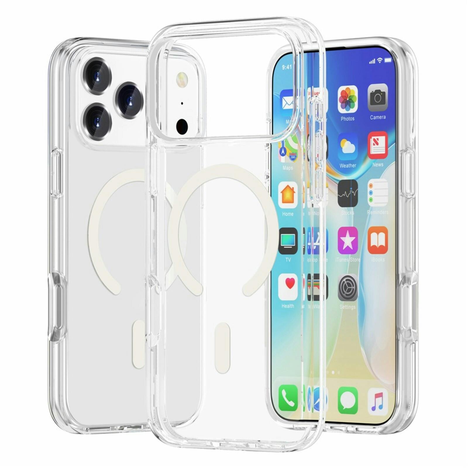 Mocaa Apple iPhone 17 Pro Max Slim Armor with MagSafe Transparant