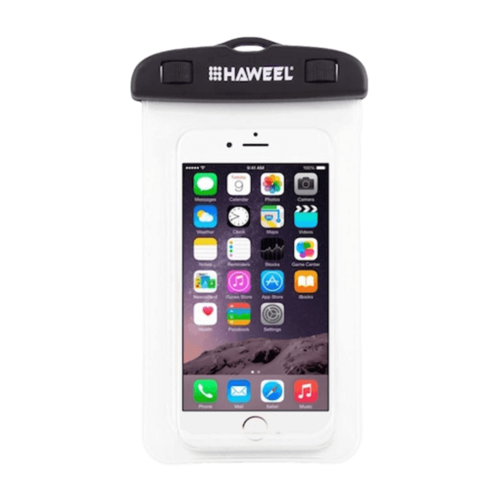 HAWEEL Universele Waterproof Beschermhoes Transparant XL