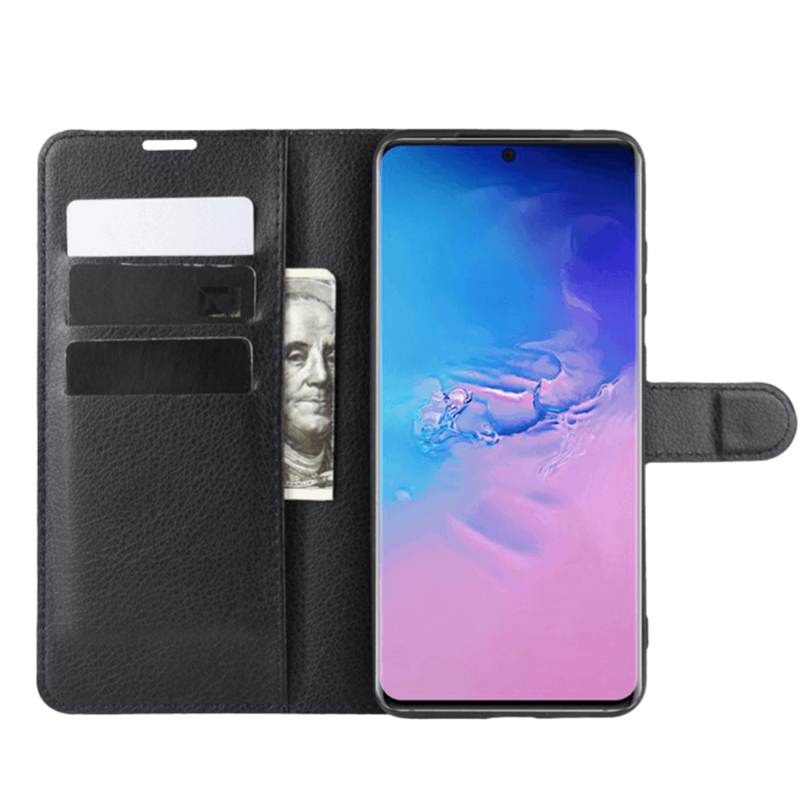 Mocaa Samsung Galaxy S20 Ultra Portemonnee Hoesje Pasjes Zwart