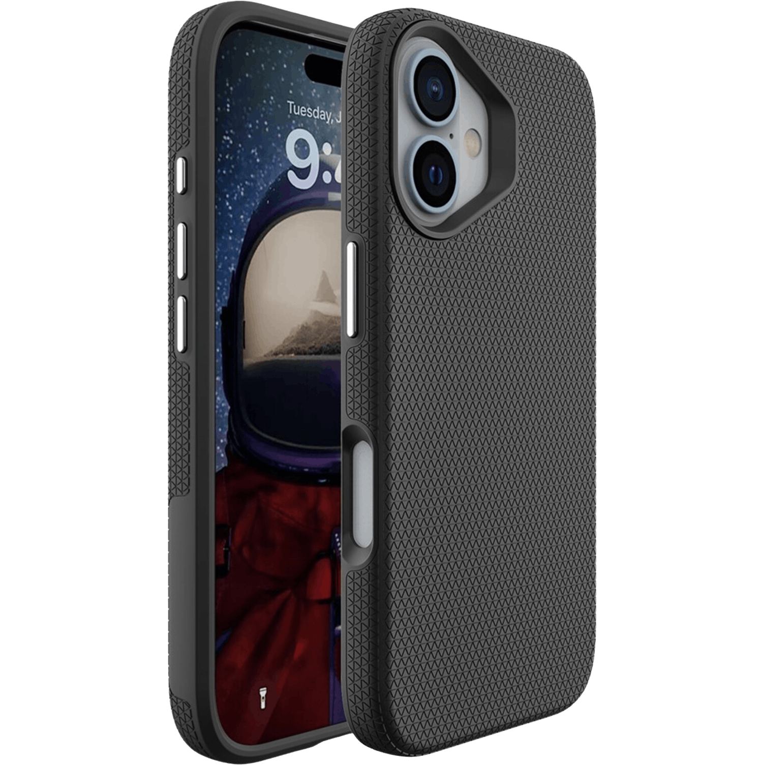 Mocaa Apple iPhone 16 Rugged MagSafe Hoesje Zwart