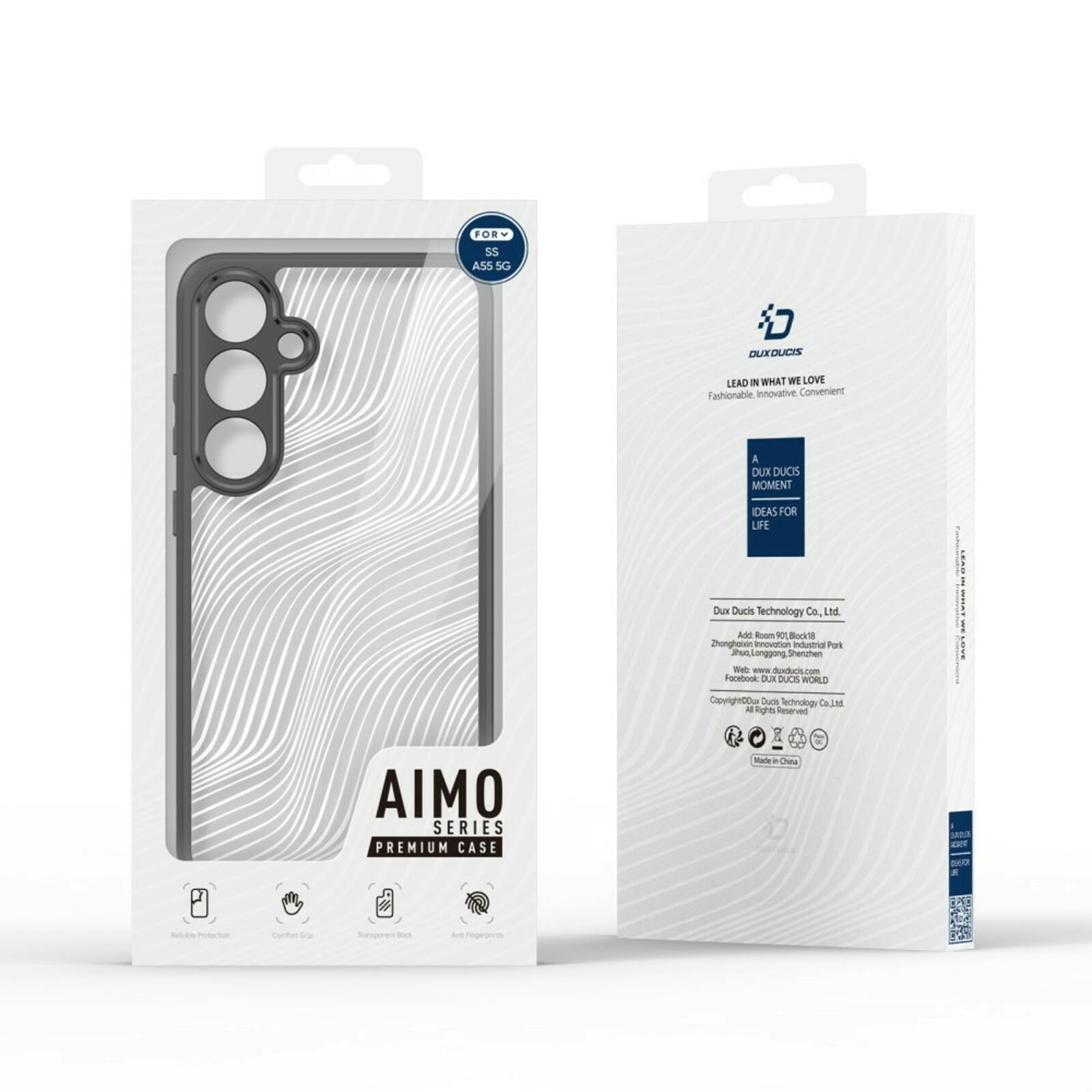 DUX DUCIS Samsung Galaxy A55 Aimo Series Eco Hoesje Zwart