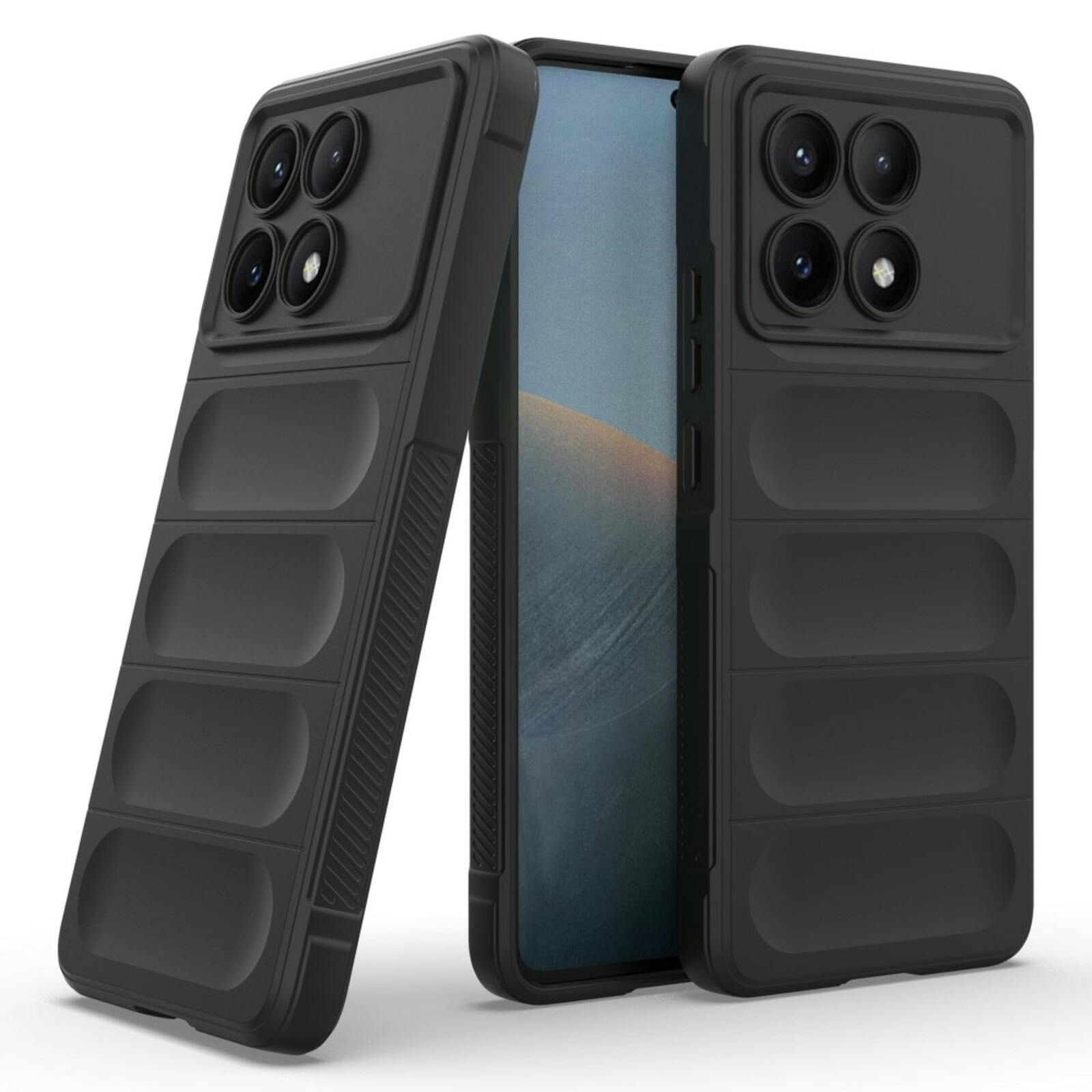 Comfycase POCO X6 Pro Cushion Case Zwart