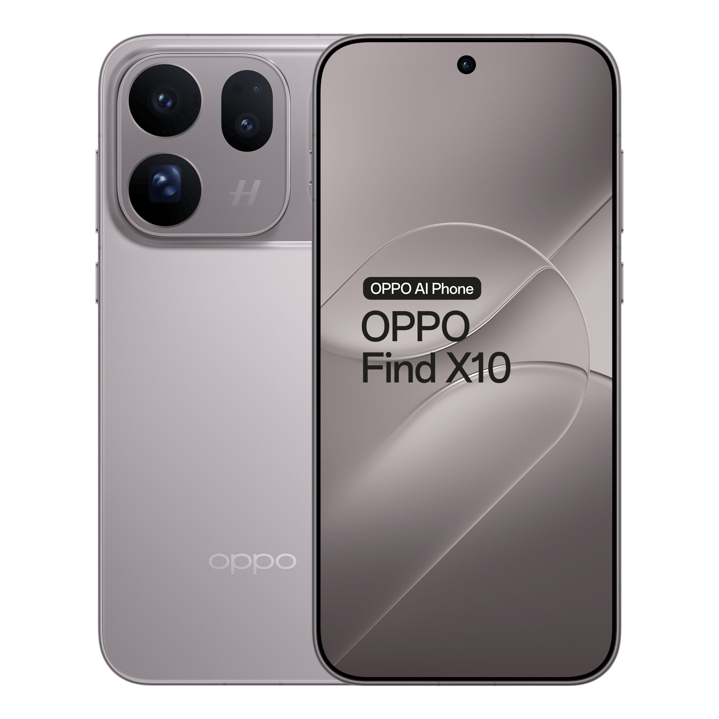 OPPO Find X10 Mist Grey - Voorkant & achterkant