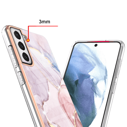 CaseBody Samsung Galaxy S21 FE Flash Case Roze
