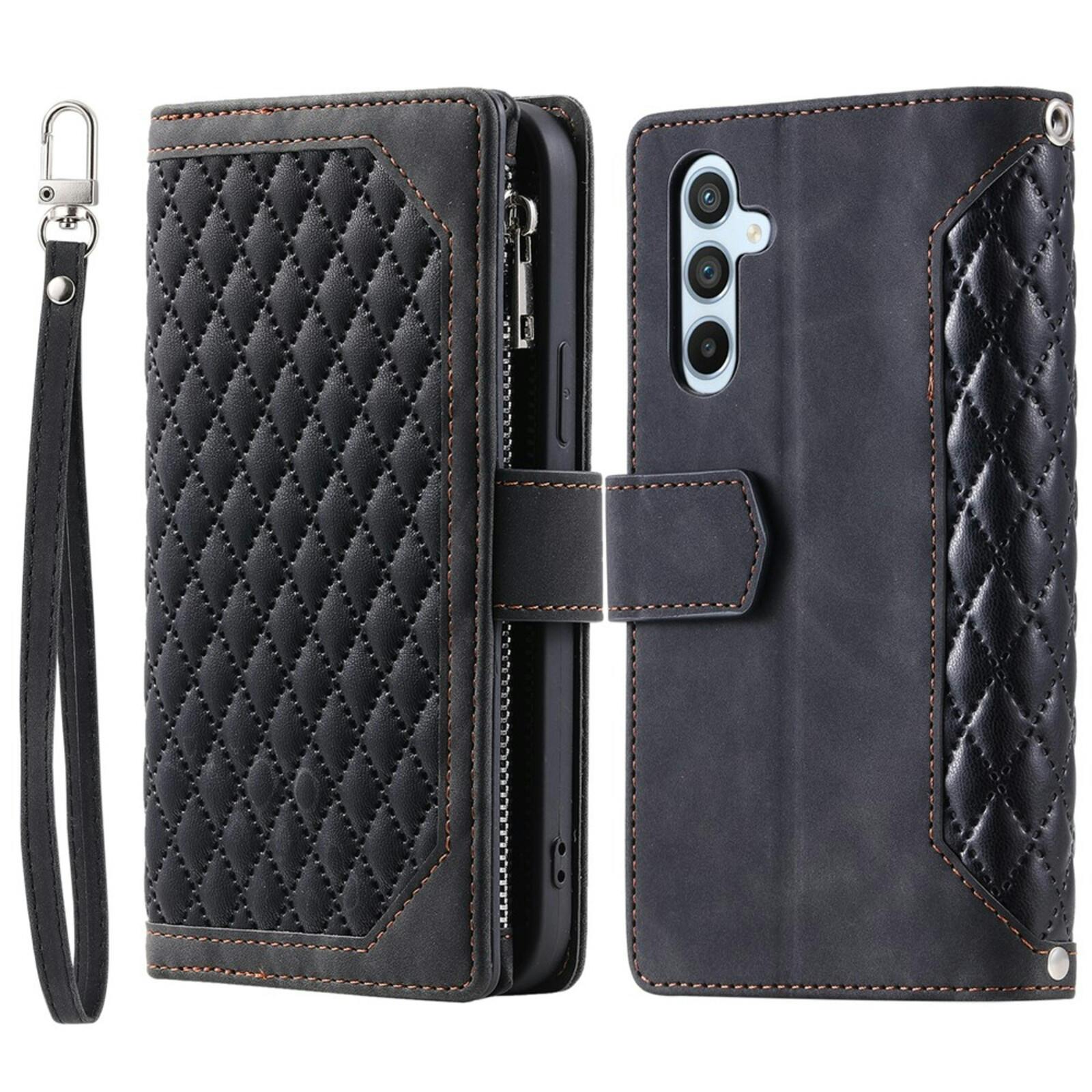 TwoTone Samsung Galaxy S25 Wallet Hoesje Zwart