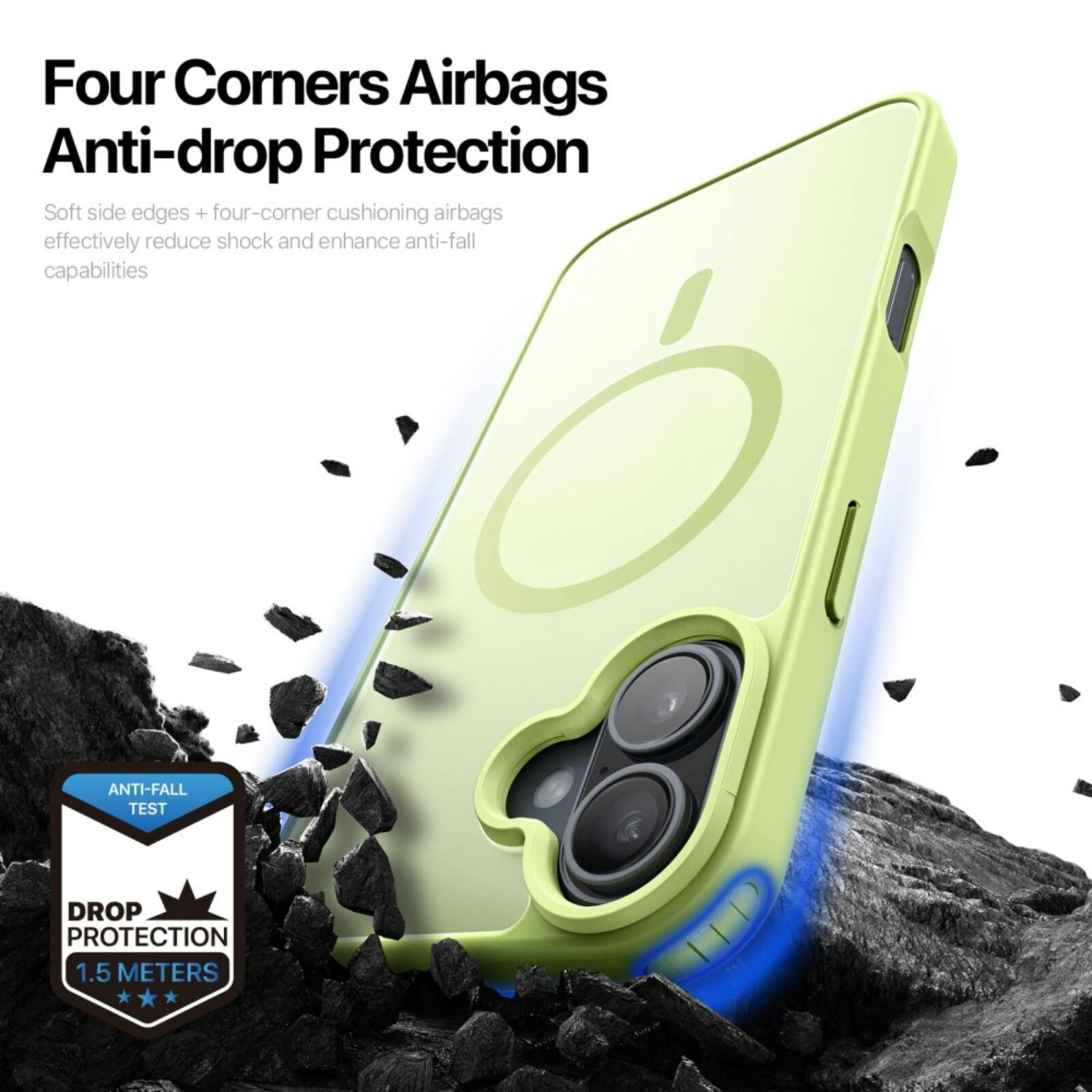 DUX DUCIS iPhone 16 Mat MagSafe Hoesje Groen