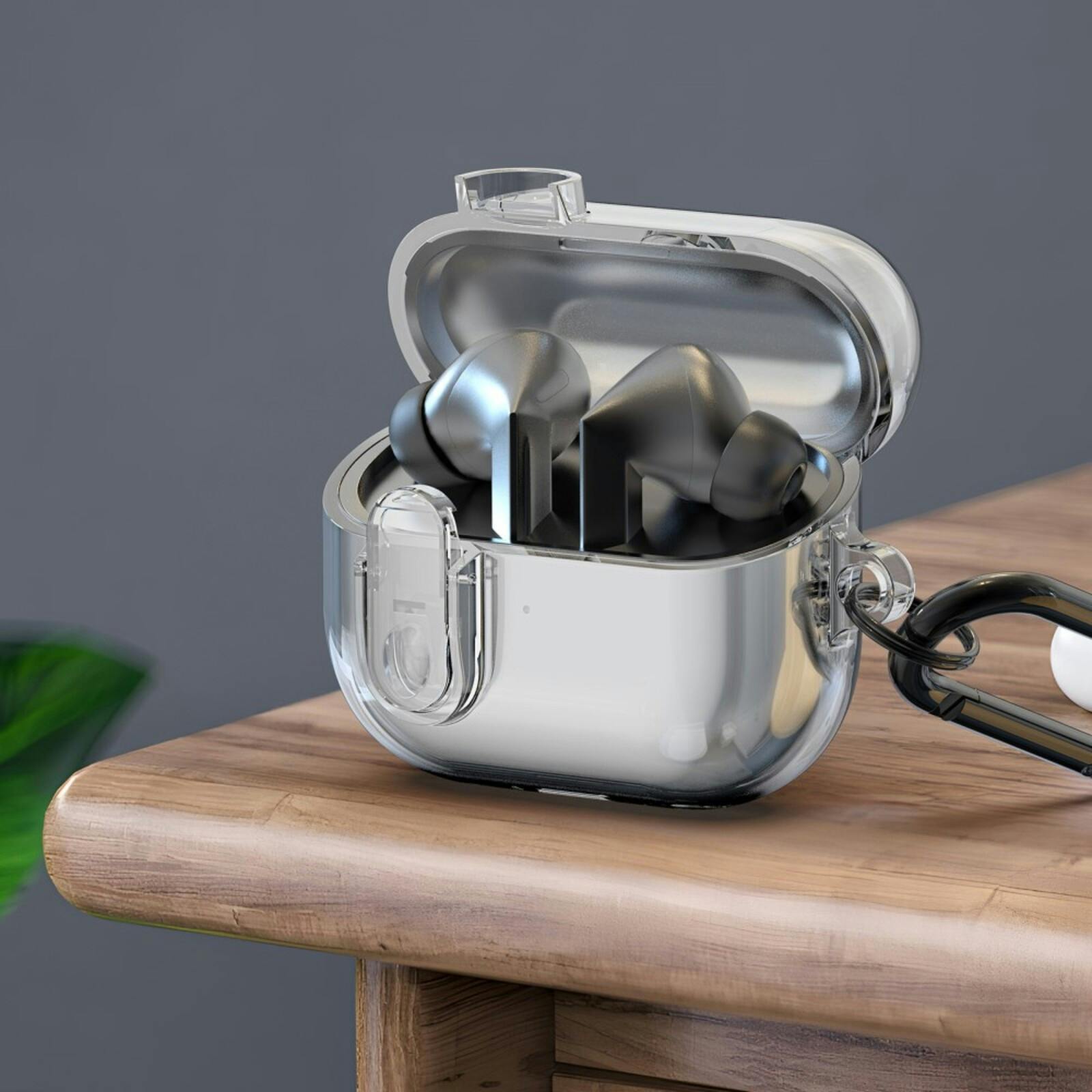 DUX DUCIS Samsung Galaxy Buds3 (Pro) SECH Series Hoesje met Haak Roze