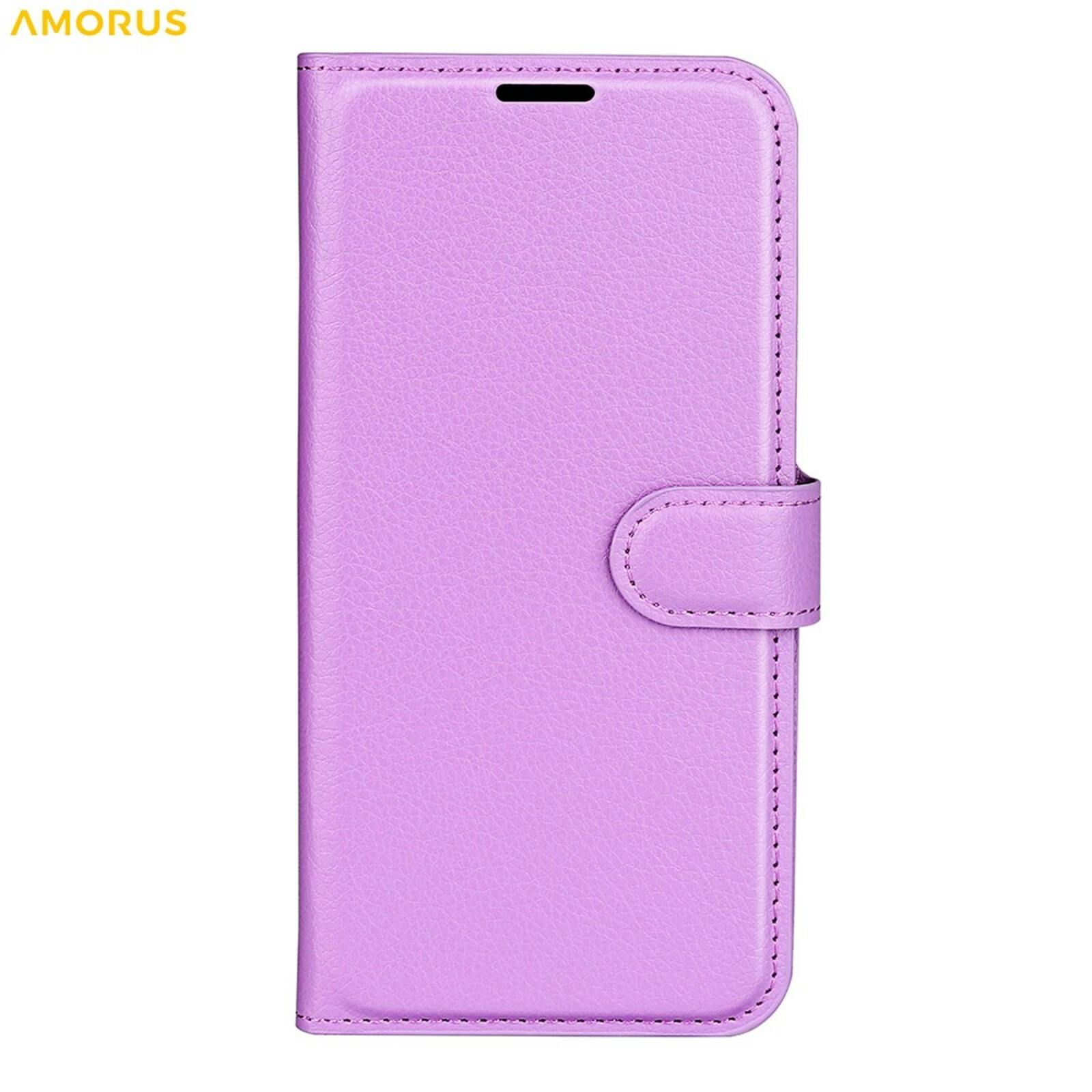 Amorus Samsung Galaxy A57 Bookcase Hoesje Paars