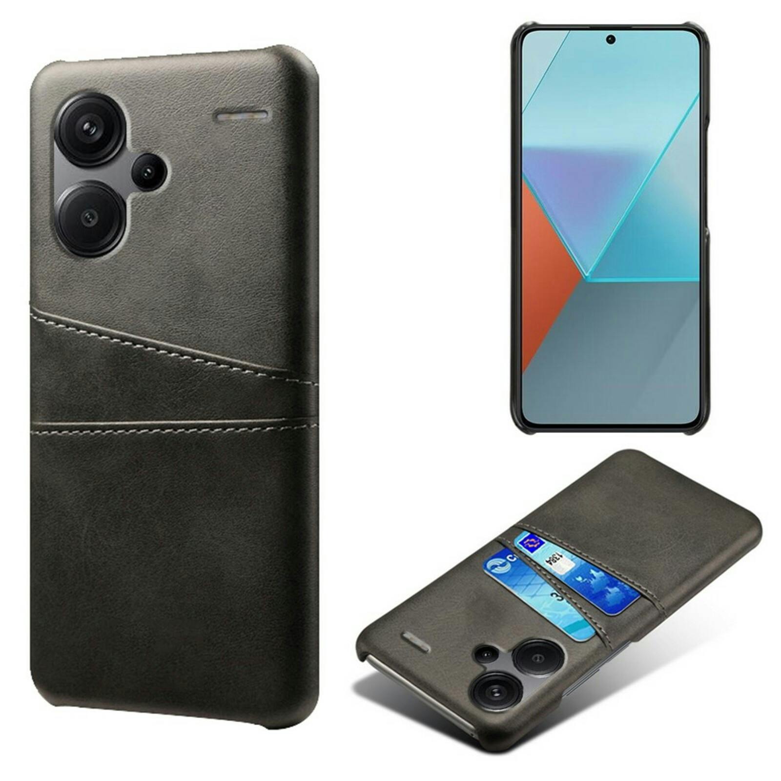 Comfycase Xiaomi Redmi Note 13 Pro Plus Card Case Zwart