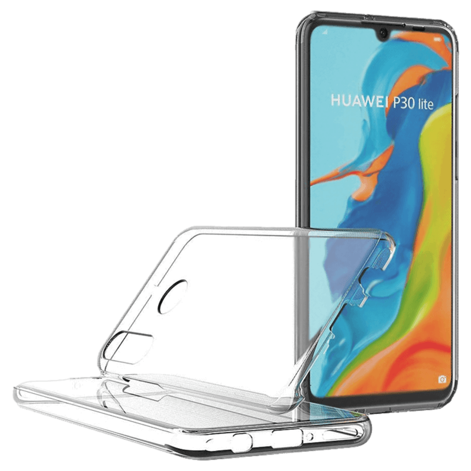 Mocaa Huawei P30 Lite full body beschermhoes Transparant