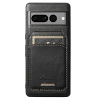 Suteni Google Pixel 8 Pro Backcover met Afneembare Wallet Zwart