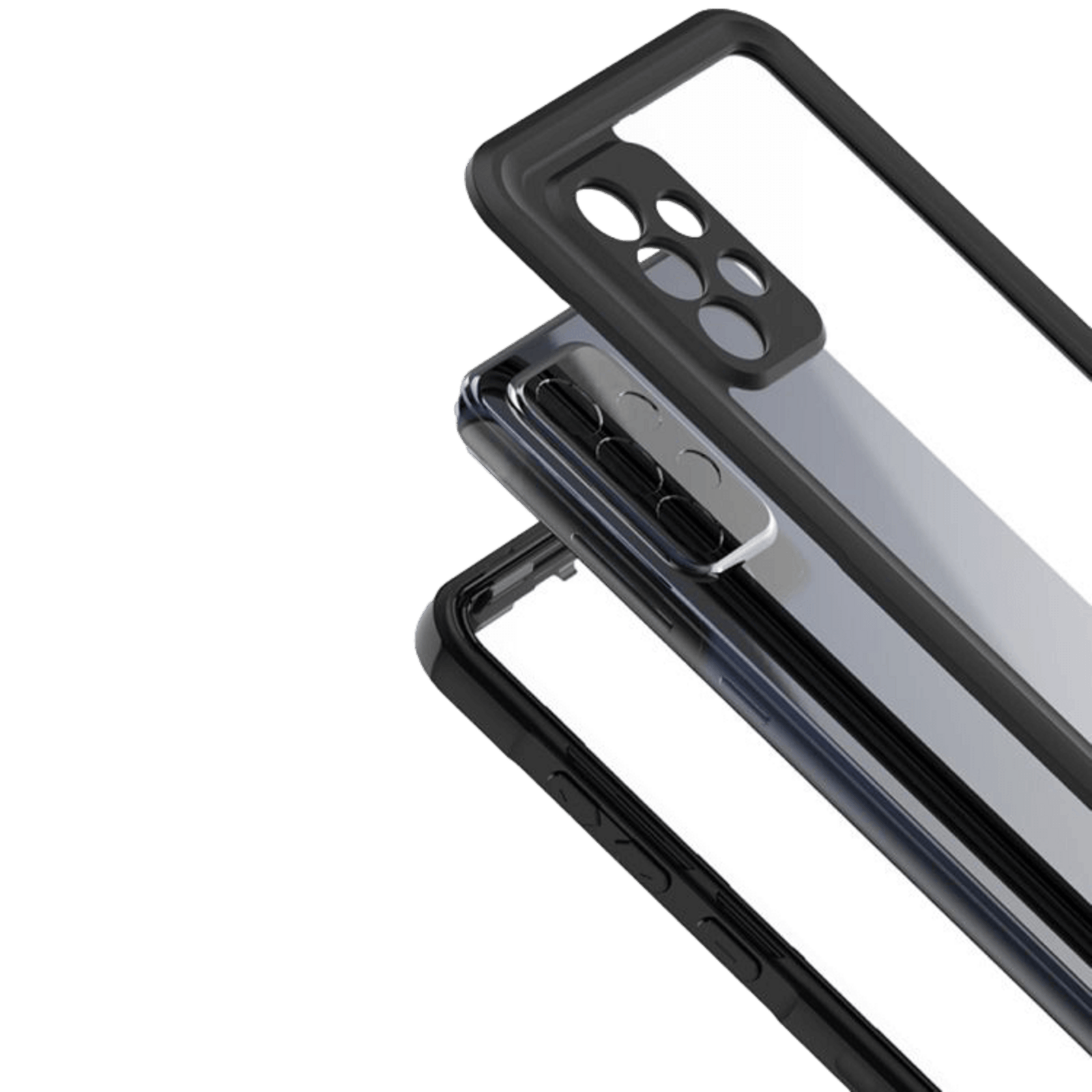 REDPEPPER Samsung Galaxy A52(s) Dot Pro Waterproof Beschermhoes Zwart