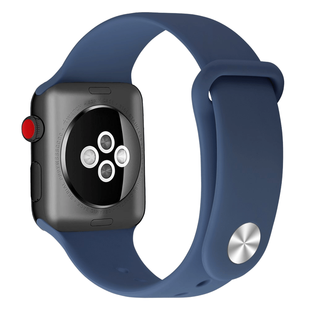Mocaa Apple Watch Siliconen Horlogebandje 41-42mm Blauw
