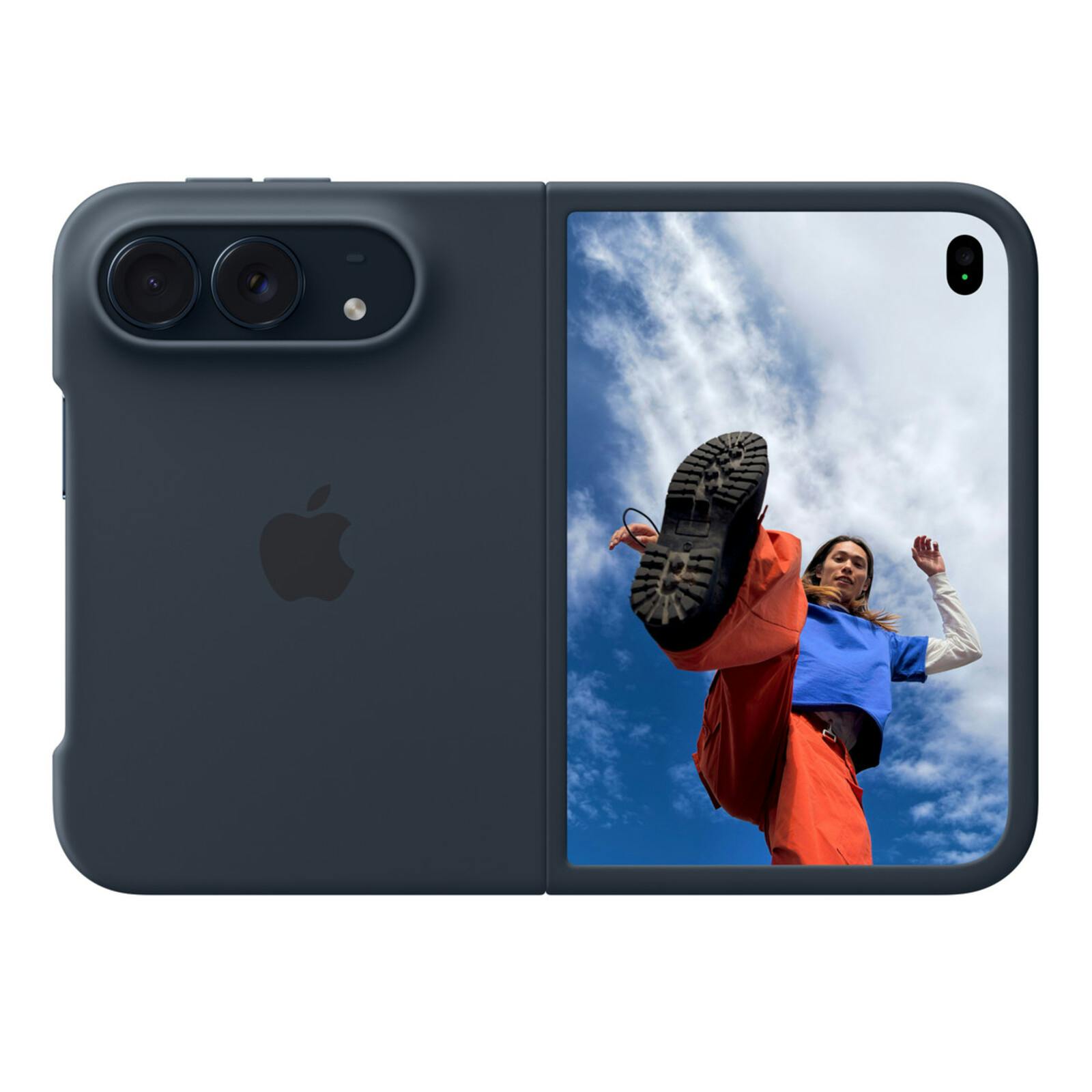 Apple iPhone Duo Hoesje Marineblauw