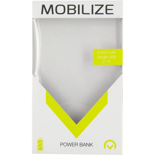 Mobilize Powerbank Cube 6000 mAh Black