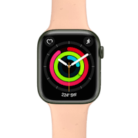 Swipez Apple Watch Siliconen Bandje Roze - Voorkant