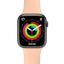Swipez Apple Watch Siliconen Bandje Roze - Voorkant