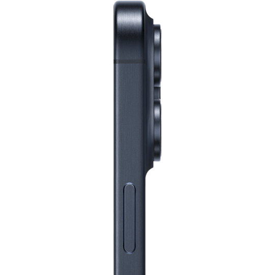 Apple iPhone 15 Pro Max Blue Titanium - Zijkant