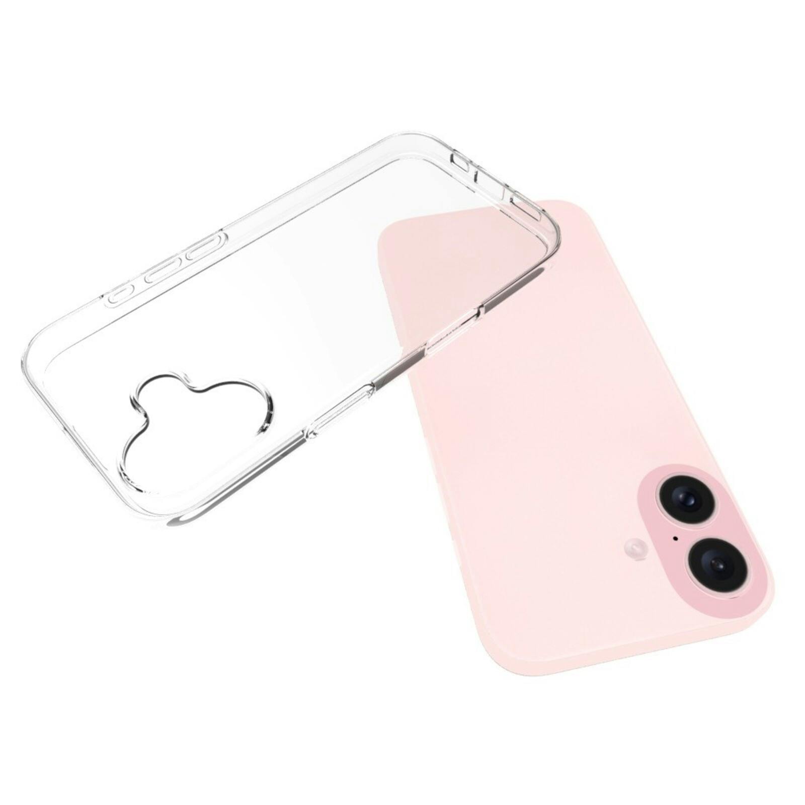 Mocaa Apple iPhone 17 Clear Hoesje Transparant