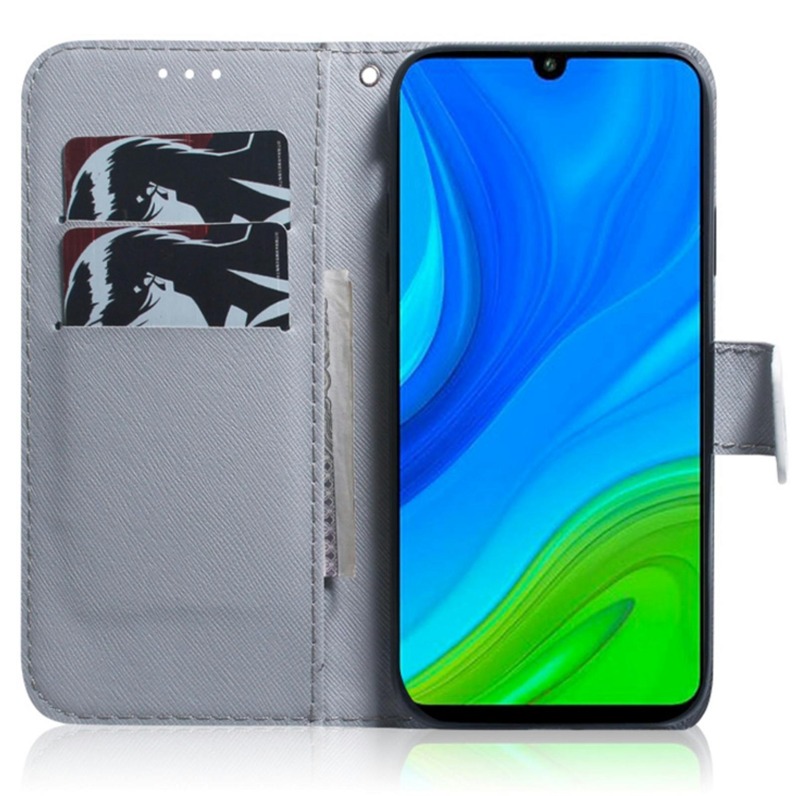 Comfycase Huawei P Smart 2020 Bookcase Hoesje Van Gogh's Bloesem Meerkleurig