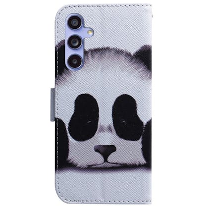 Comfycase Samsung Galaxy A55 Bookcase Hoesje Cute Panda Meerkleurig