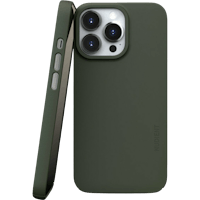 Nudient iPhone 13 Pro Dun Hoesje Pine Green - Voorkant