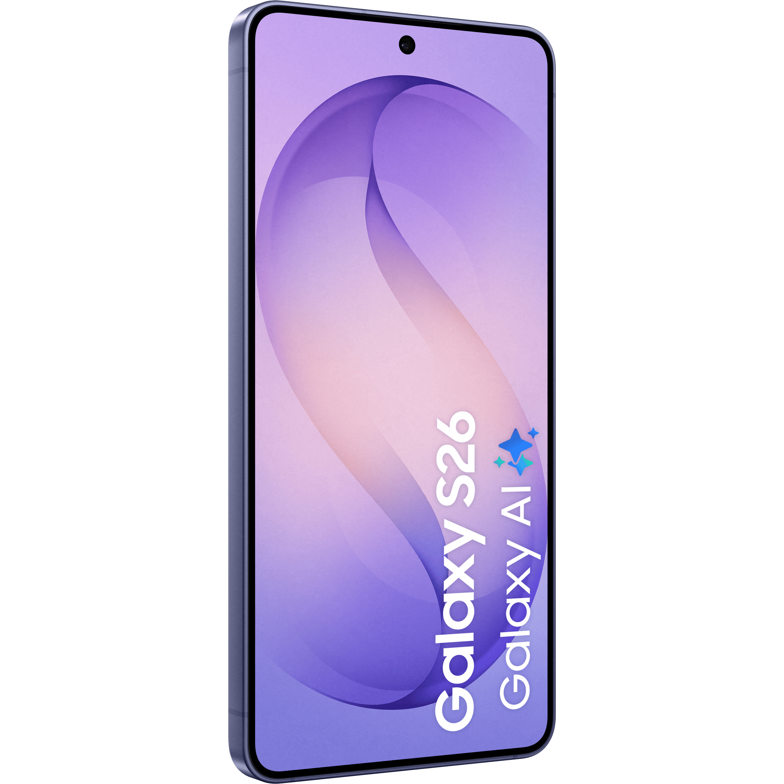Samsung Galaxy S26 Cobalt Violet - Aanzicht vanaf links