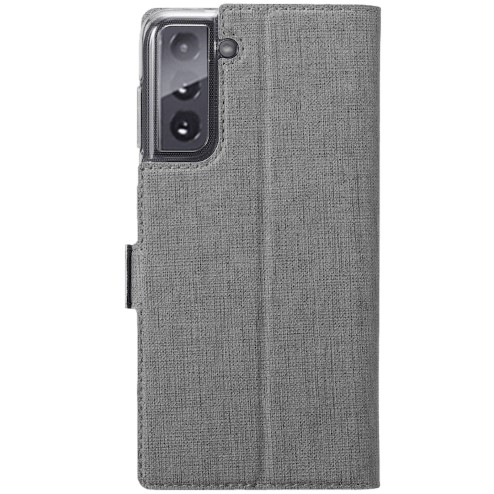 Vili Samsung Galaxy S21 DMX Flip Cover Hoesje Grijs