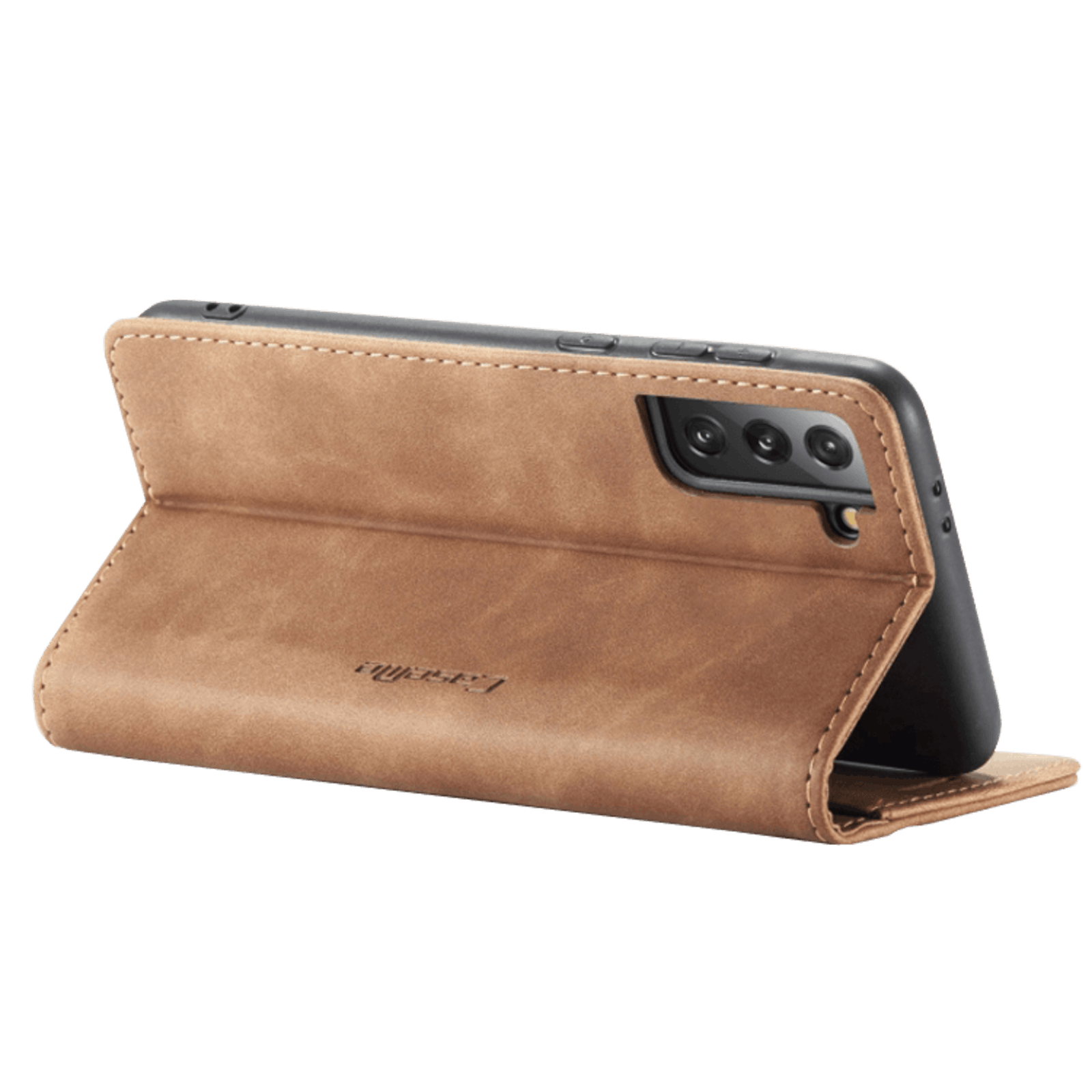 Caseme Samsung Galaxy S21 Plus Business Wallet Hoesje Bruin